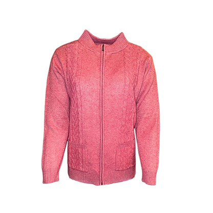 dames vest met rits en zakjes. senioren mode bij Marijke Mode