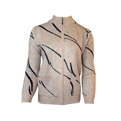 Liam damesvest met rits en zakjes – zacht, licht en sportief – Marijke Mode”