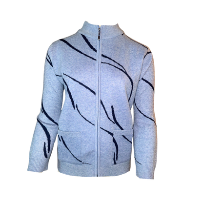 Liam damesvest met rits en zakjes – zacht, licht en sportief – Marijke Mode”