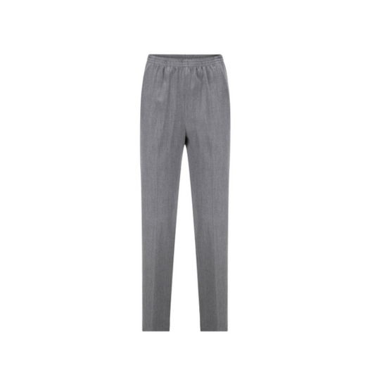 Sensia pantalon Deva – klassieke damespantalon met rechte pijp, hogere taille, elastieke tailleband en steekzakken, verkrijgbaar in diverse kleuren. verkirijkgbaar bij marijke mode