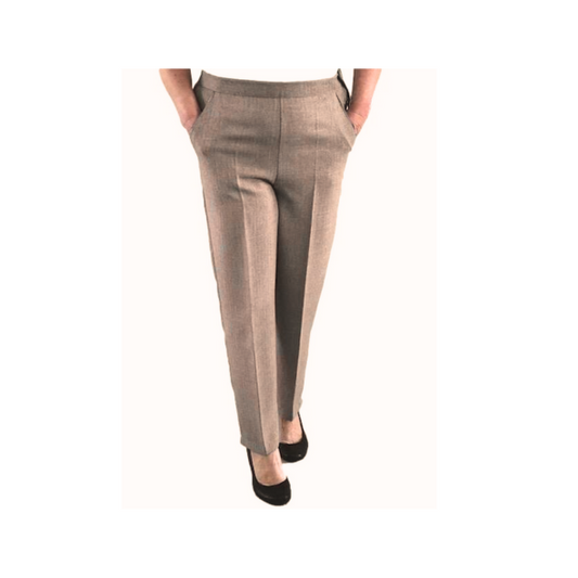 Damespantalon Elastiek Taupe