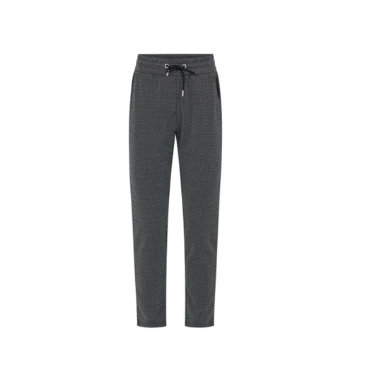 mxo broek met koors in jerseystos. sportieve broek of pantalon. verkrijgbaar bij Marijke Mode