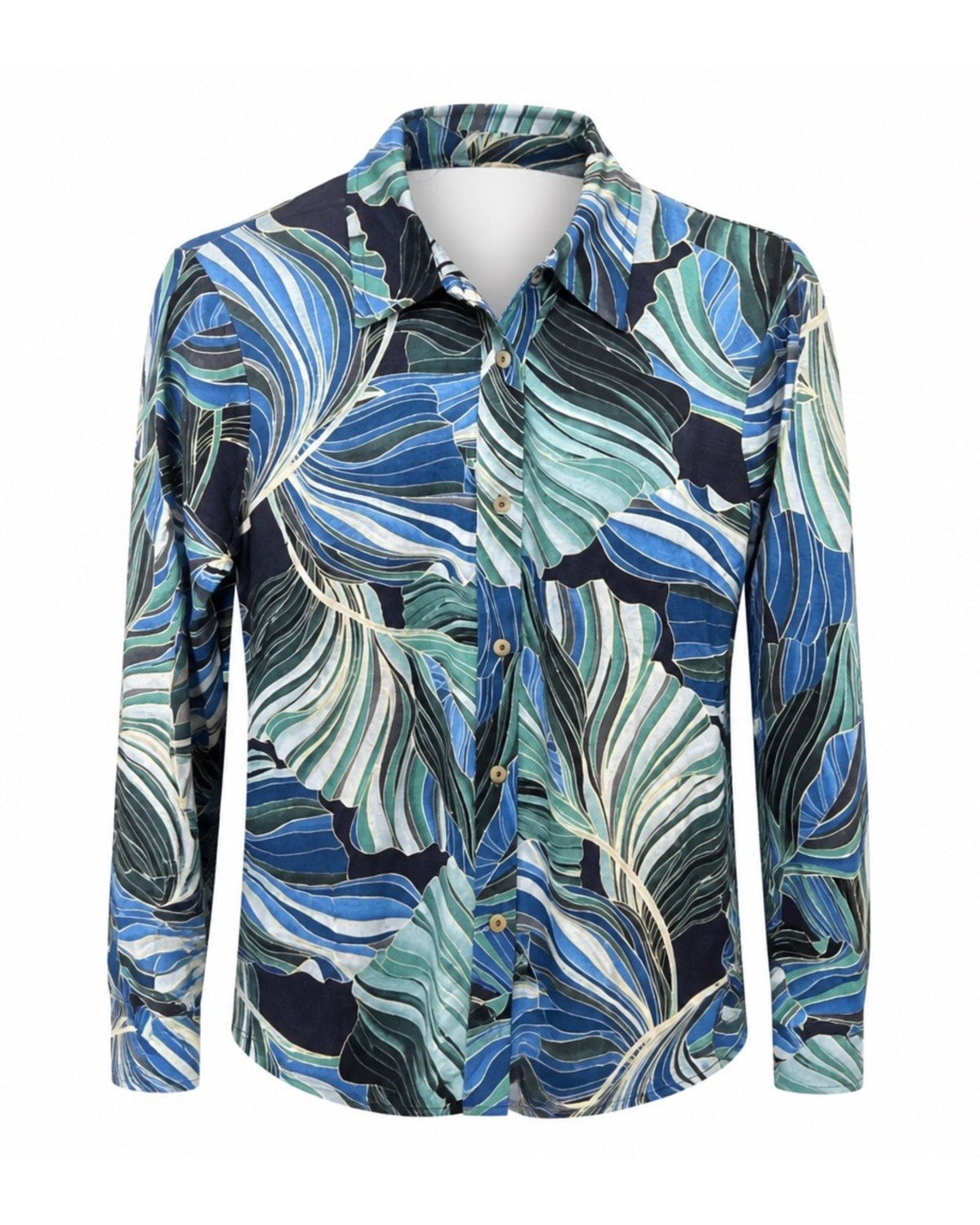 Blauw/groen: Gabriella K. jersey blouse met bladprint in blauw en groen, verkrijgbaar bij Marijke Mode
Bordeaux: Gabriella K. jersey blouse met bladprint in bordeaux, verkrijgbaar bij Marijke Mode