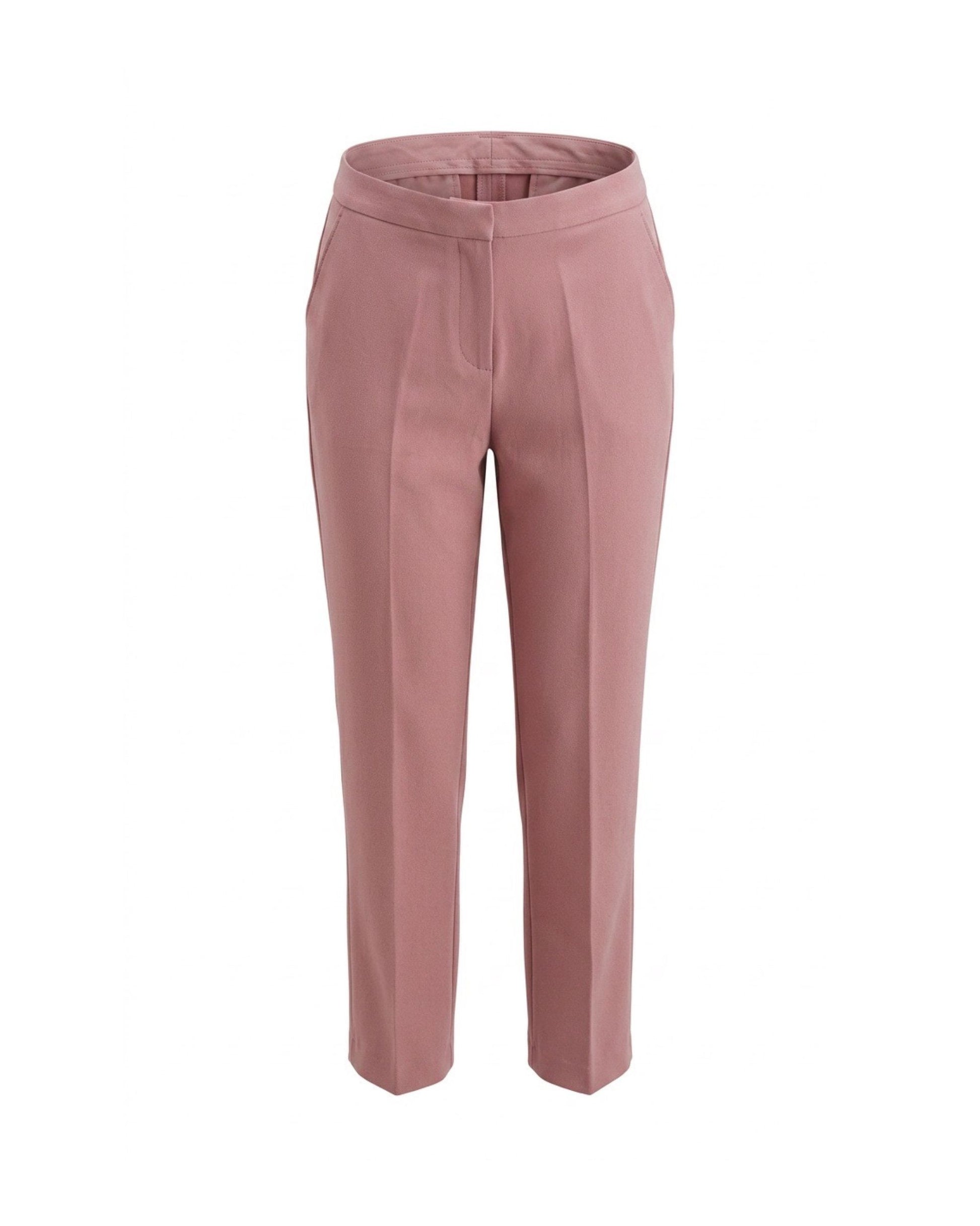 dames pantalon met elastieke band. instapbroek. korte lengte maat. verkijgbaar bij Marijke Mode