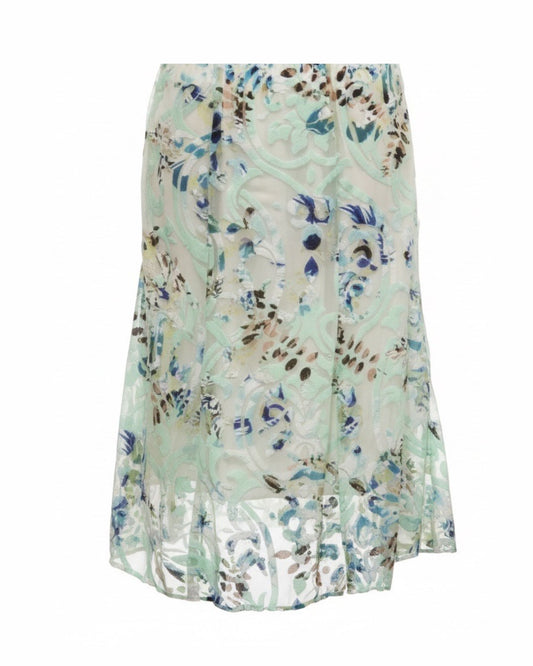 Forever Rok Print Mint Blauw