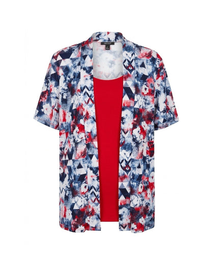 Forever two-in-one travel twinset met dessin verkocht door Marijke Mode. Bassini look a like