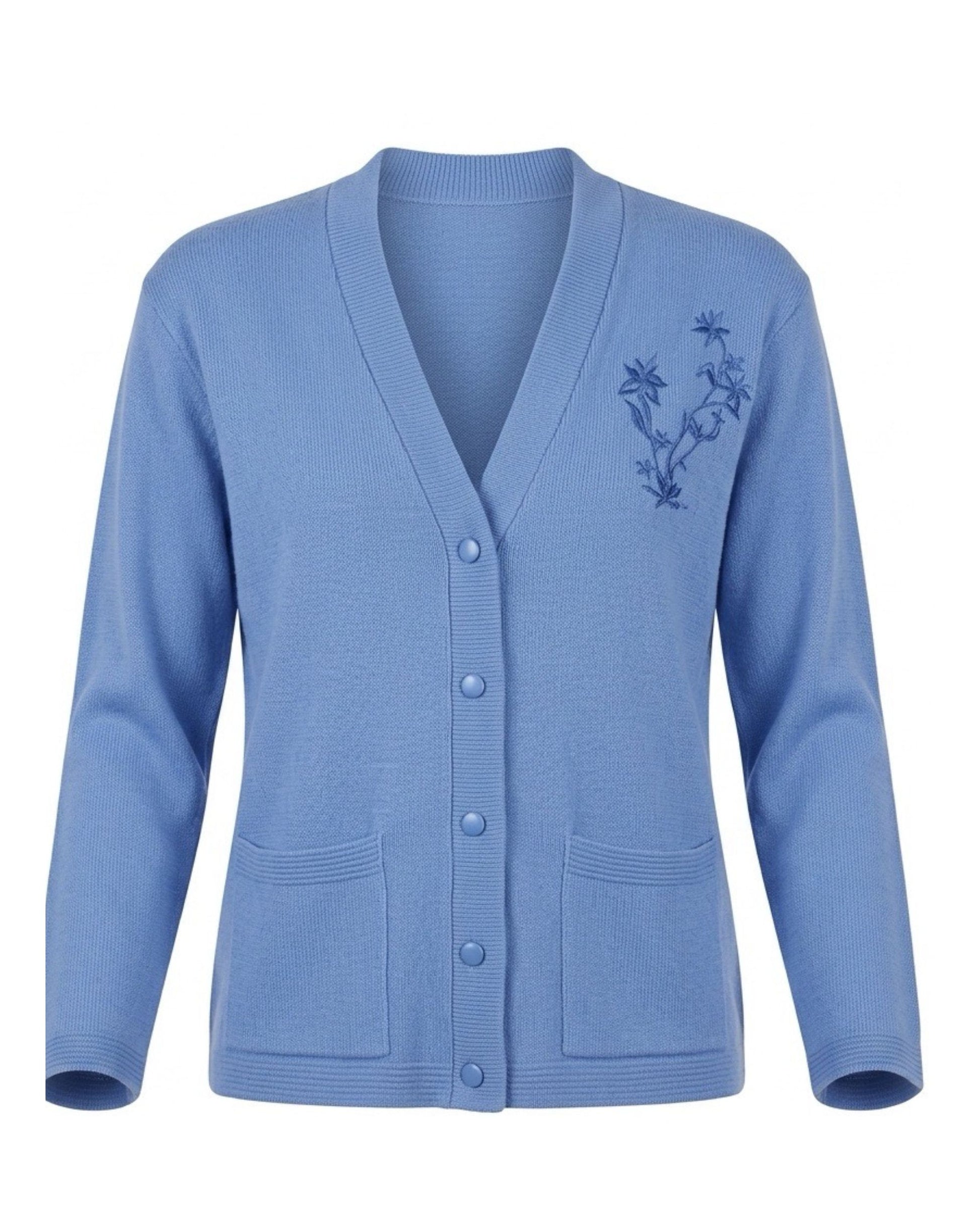 vest klassiek dames met zakjes verkocht door Marijke Mode