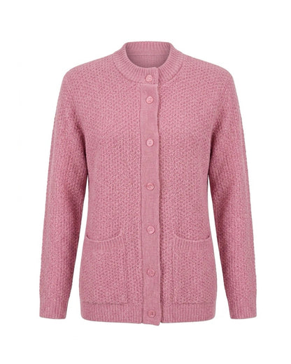 Vest met knopen van Forever in oudroze, wrongwit, skyblue en beige, verkocht door Marijke Mode