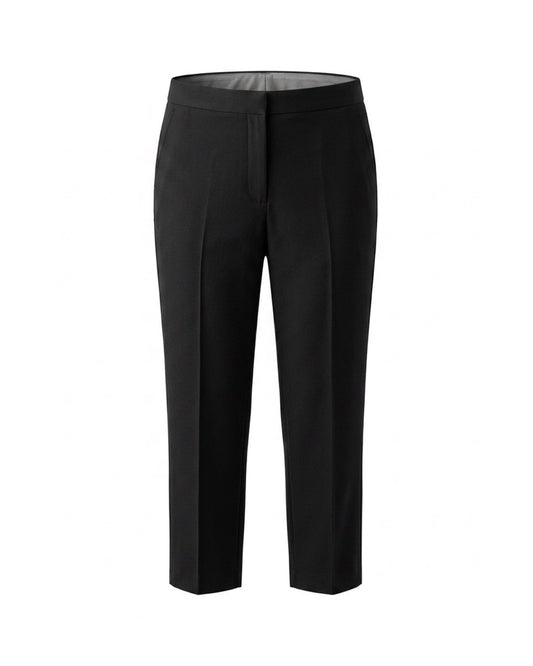 broek met elastiekeband in de taille ineen extra korte lengtemaat. Bij Marijke Mode