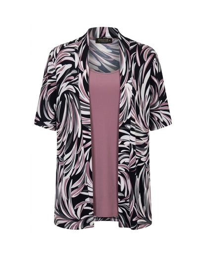 Forever two-in-one travel twinset met dessin verkocht door Marijke Mode bassini look a like