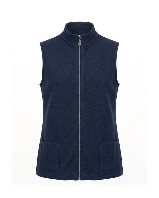 Gabriëlla K. Gilet Rits Donkerblauw