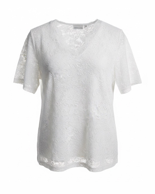 Gabriëlla K. Shirt Kant Wit