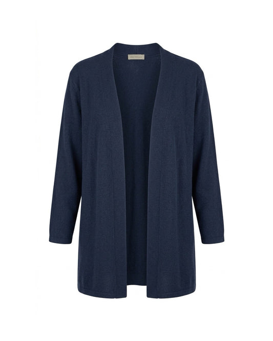 losvallend vest donkerblauw van gabriella k. Bij Marijke Mode