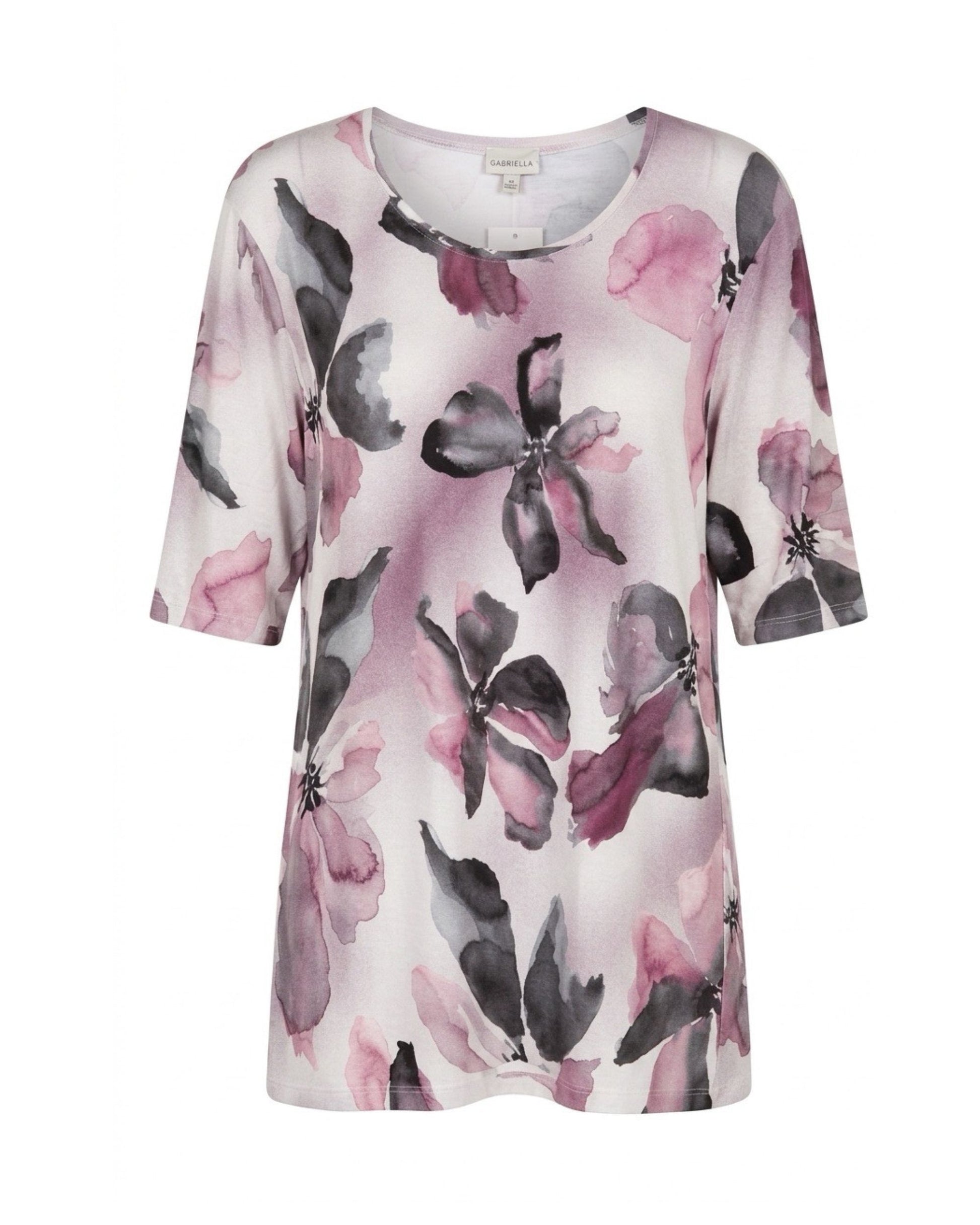 shirt gabriella k oudroze van gabariella k bij Marijke Mode