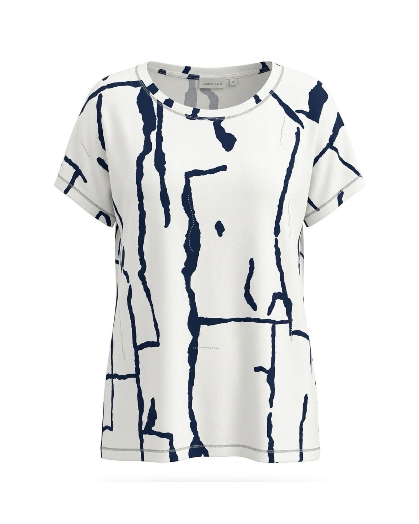 shirt Gabriella K tshirt ronde hals korte mouwen bj mARIJKE MODE