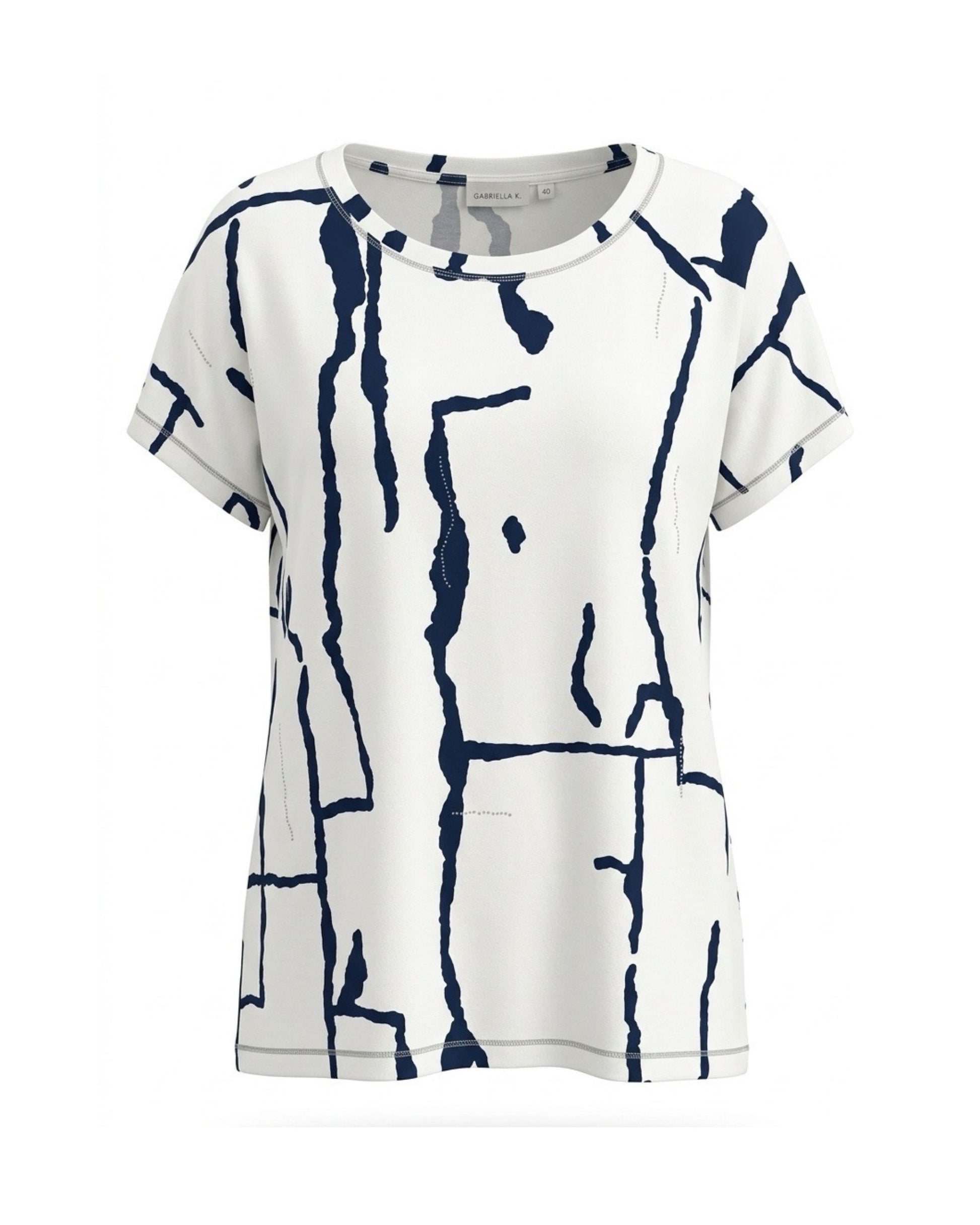 shirt Gabriella K tshirt ronde hals korte mouwen bj mARIJKE MODE