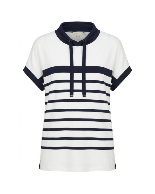Gabrielle K. Shirt OffWhite Streep Donkerblauw