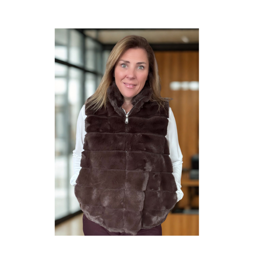 Gilet Lola Bruin