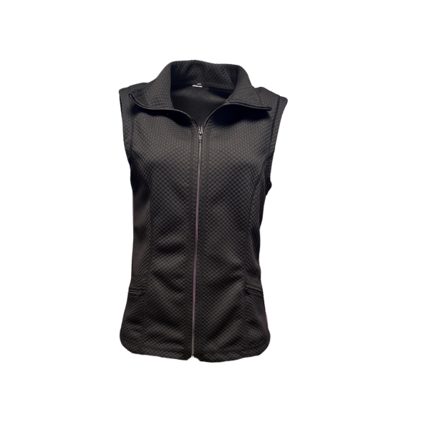 Gilet Met Rits Zwart