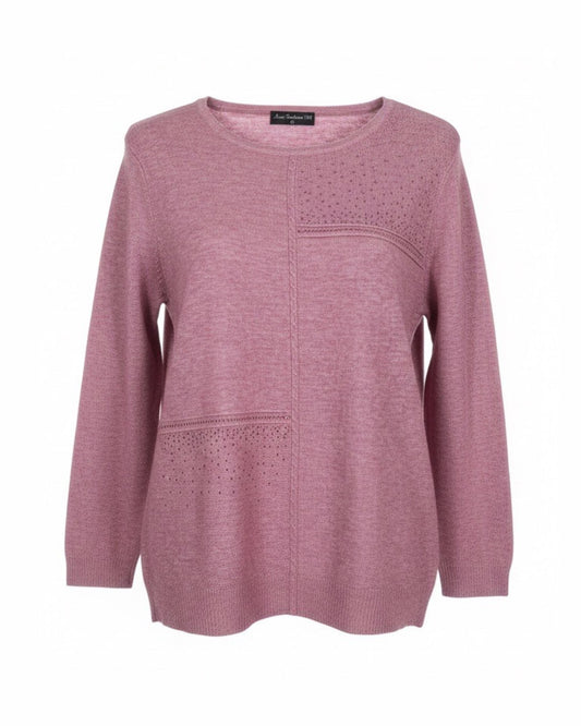 Zachte Liam damestrui met subtiel strassdetail in voorjaarskleur van Marijke Mode