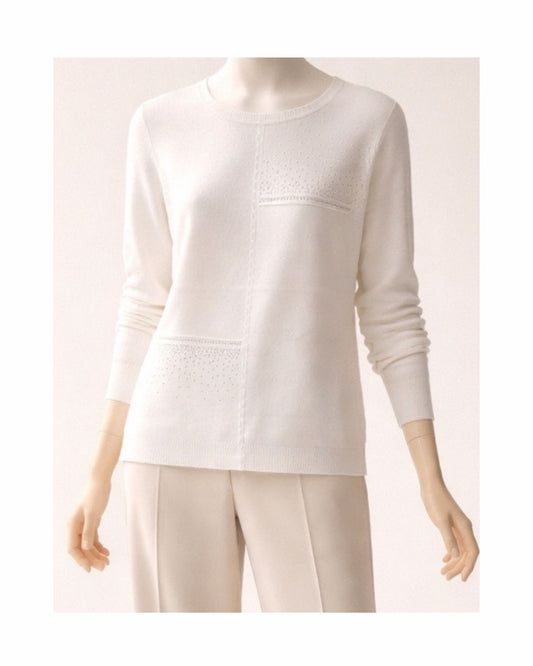 Zachte Liam damestrui met subtiel strassdetail in voorjaarskleur van Marijke Mode