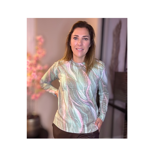 liam trui ronde hals lange mouwen dames trui bij marijkemode