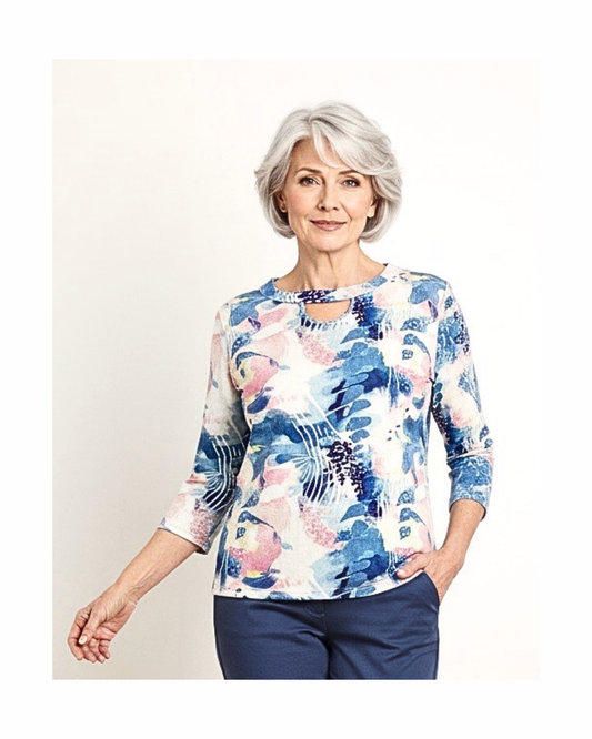 shirt van viscose an marijke mode