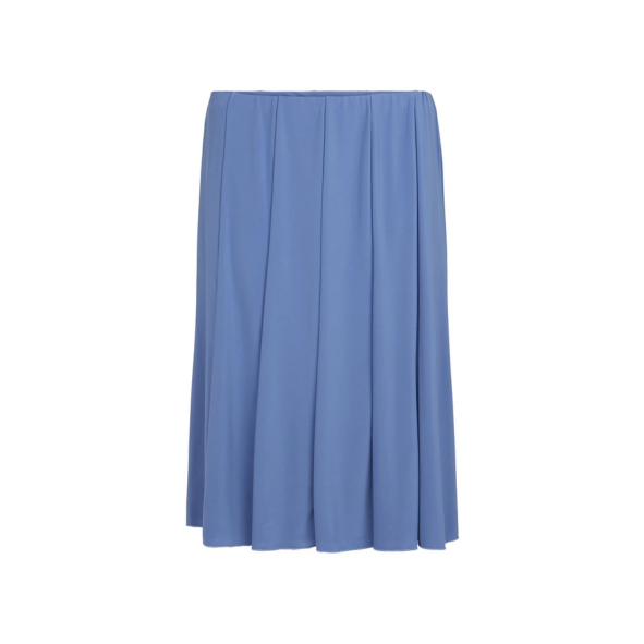 Bassini look a like banen rok in travel kwaliteit. rok met elastiek in zomer kleuren. verkocht door marijke mode. moderne dames mode den. haag