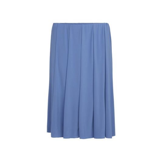 Bassini look a like banen rok in travel kwaliteit. rok met elastiek in zomer kleuren. verkocht door marijke mode. moderne dames mode den. haag