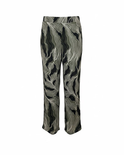 MXO 100% viscose loose fit instapbroek met elastische band en zakken – Marijke Mode