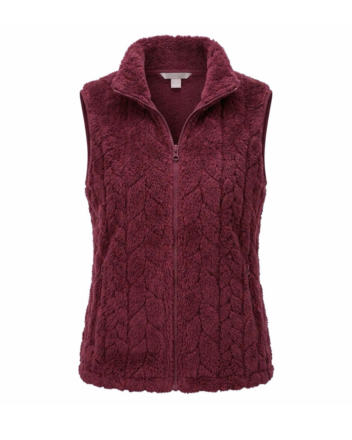 MXO dames gilet bodywarmer met ritssluiting, opstaande kraag en afsluitbare zakken
