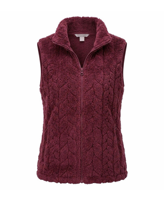 MXO dames gilet bodywarmer met ritssluiting, opstaande kraag en afsluitbare zakken
