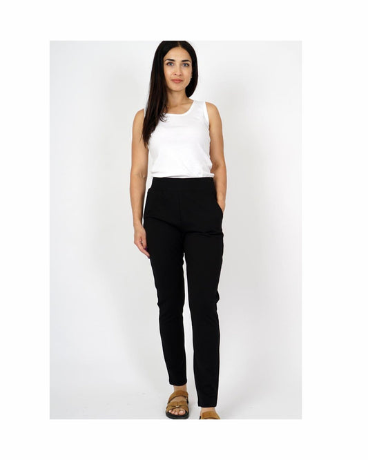 MXO jogger pantalon met elastiek en steekzakken verkocht door Marijke Mode