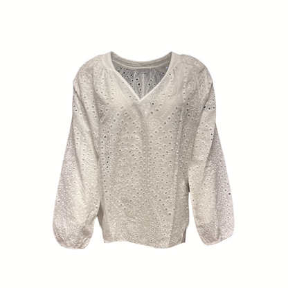 MXO Shirt Broderie Offwhite