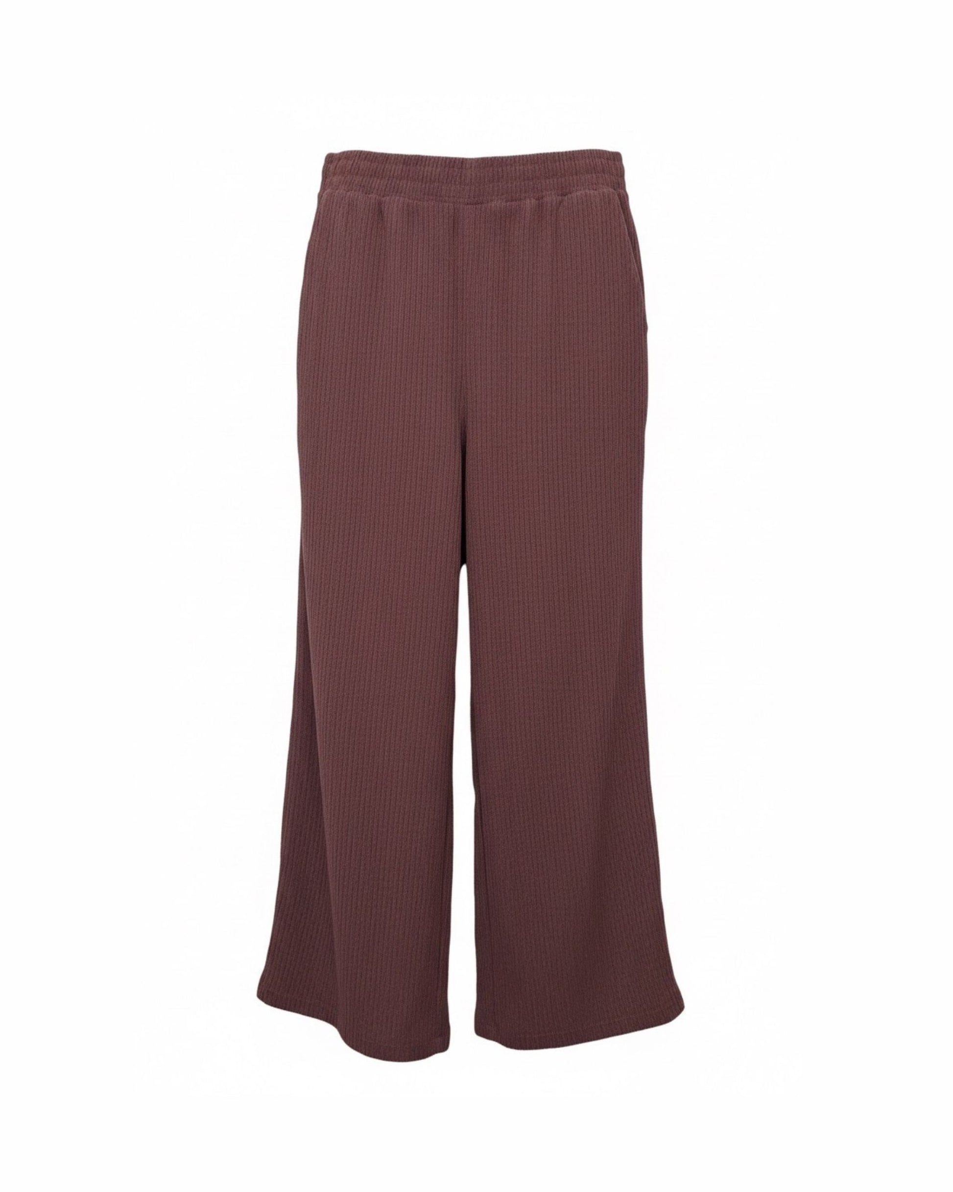MXO loose fit instapbroek met elastische band en zakken in uni kleuren en prints – Marijke Mode
