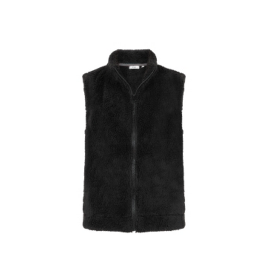 giler mxo vest fluffy zwart verkrijgbaar marijke mode