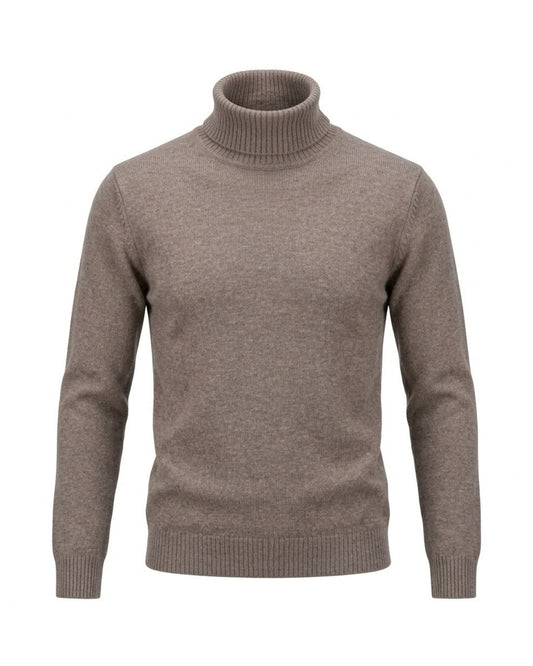 Warme Marinello-coltrui met omslagcol, verkrijgbaar bij Marijke Mode.