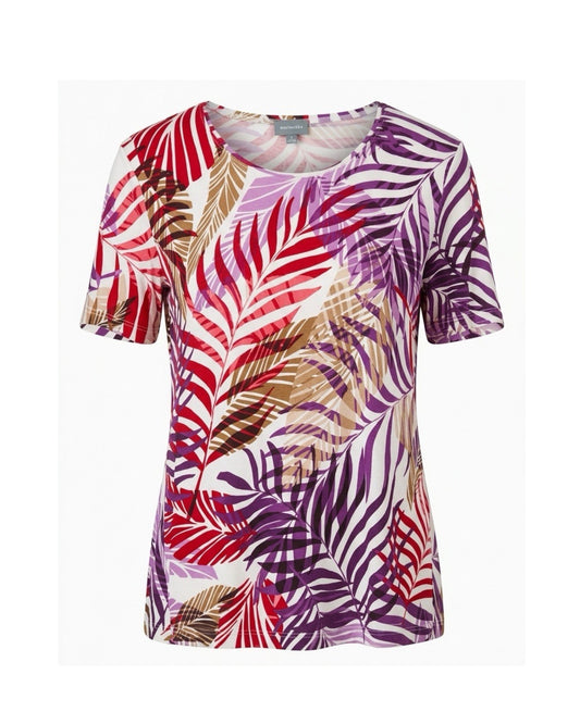 Marinello Shirt Blad Paars Rood