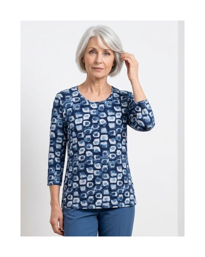 marinello viscose shirts ronde hals bij Marijke Mode