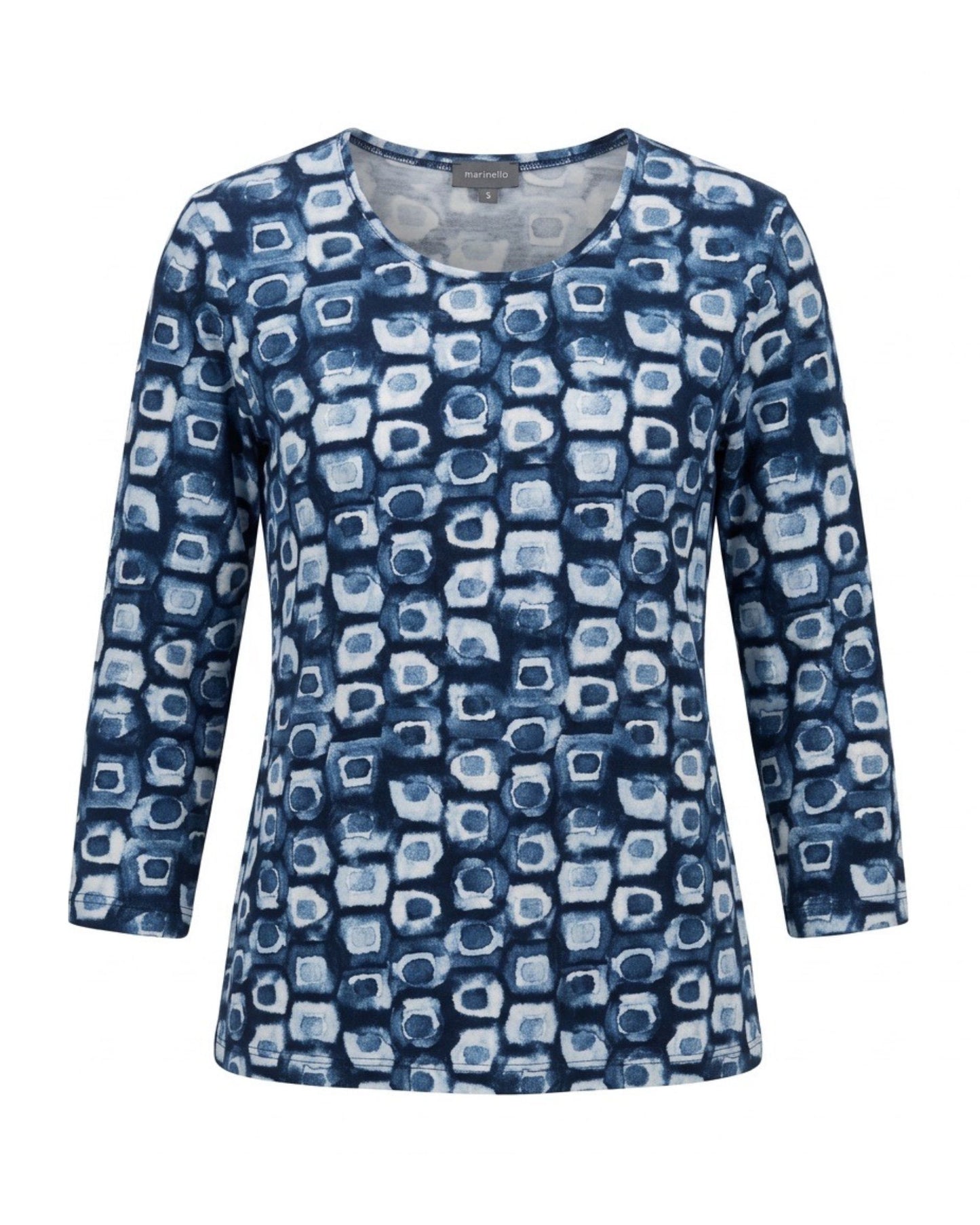 marinello viscose shirts ronde hals bij Marijke Mode