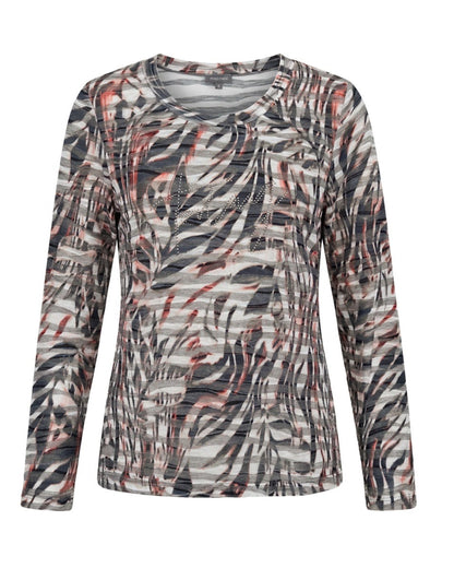 Marinello truo met taupe en terra bij Marijke mode