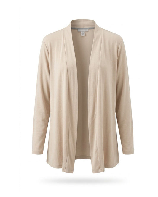 los vallen vest beige bij Marijke Mode