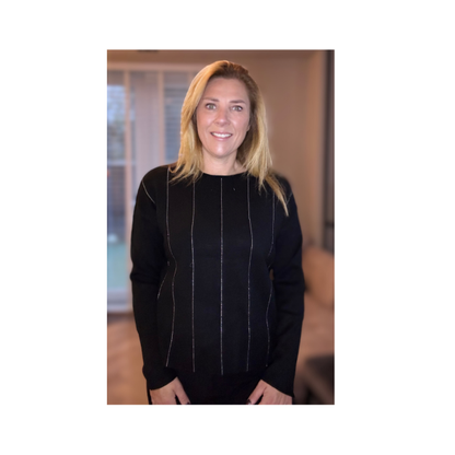 Marinello damestrui met subtiel zilverdraad aan de voorkant, ronde hals en zachte viscosemix – verkrijgbaar in unikleur beige, bordeauxrood en zwart bij Marijke-Mode.