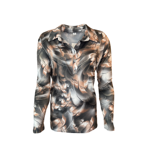 Poloshirt Gold Taupe beige