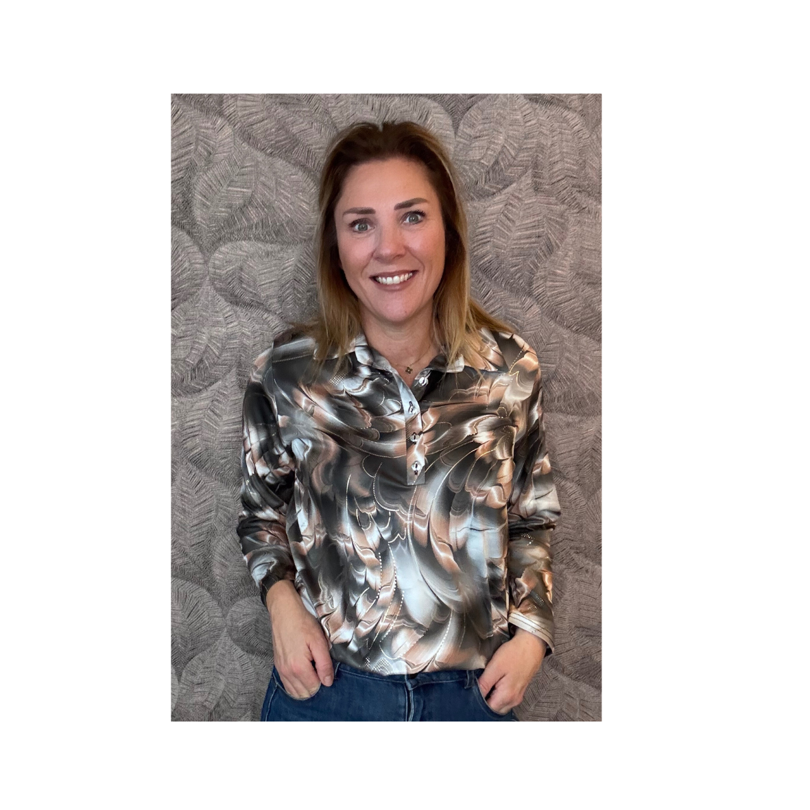 Poloshirt Gold Taupe beige