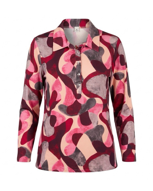 Poloshirt van Soepele Kwaliteit  – Fuchsia Lila
