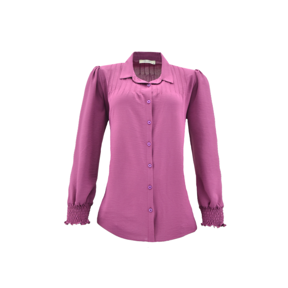 Ontdek de Anjeta blouse van Sensia Fashion bij Marijke Mode in Den Haag. Met een stijlvolle kraag, knopen en een comfortabele pasvorm, is deze hippe blouse perfect voor de moderne oudere vrouw. Ideaal voor dames die houden van klassieke én trendy mode. Bezoek Marijke Mode voor de beste seniorenmode. klassieke blouses