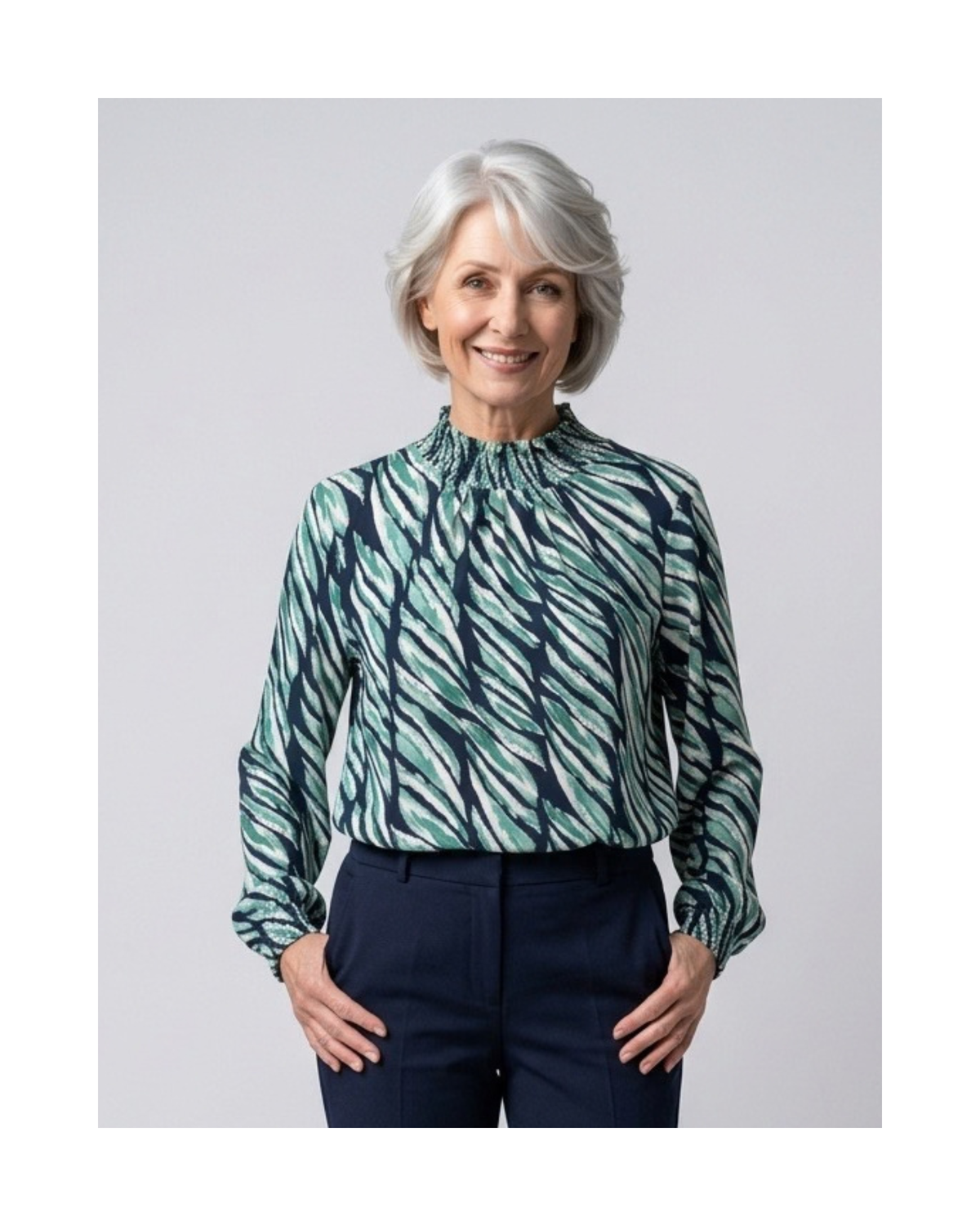 blouson coll merk sensia fashion verkocht door Marijke Mode