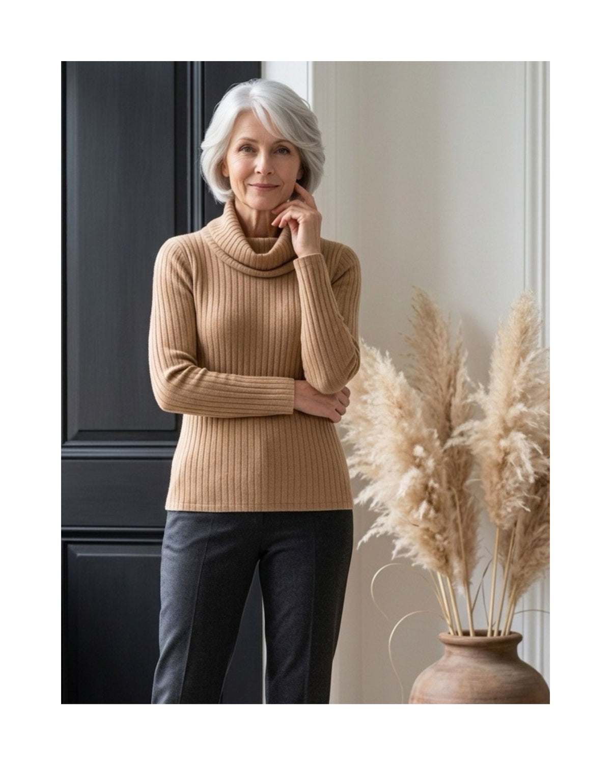 Sensia Fashion blouson Kolly camel | Marijke Mode