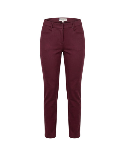 dames pantalon van sensia Fashion met micro-suèdine look en rechte pijpen, verkrijgbaar bij Marijke Mode.